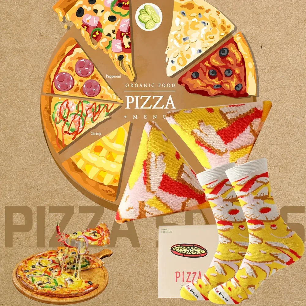 Croûte que coûte — Chaussettes pizza