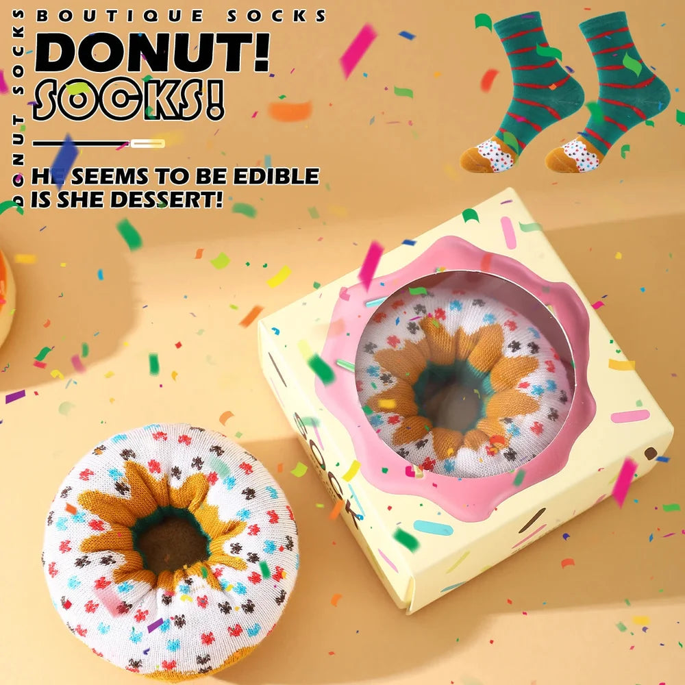 Glaçage de fête — Chaussettes donut