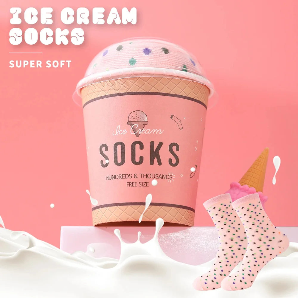 Rose overdose — Chaussettes glacées