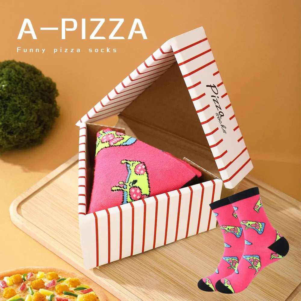 Rose à emporter — Chaussettes pizza